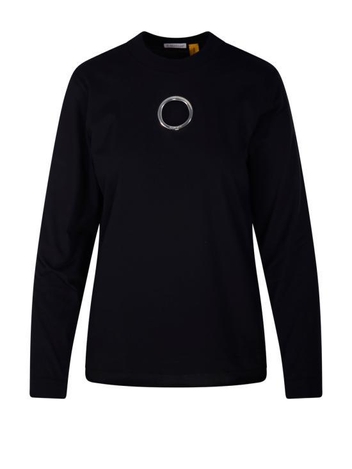 [해외배송] 24FW MONCLER GENIUS WILLOW SMITH 반팔 티셔츠 8D00001 89AHD 999 BLACK