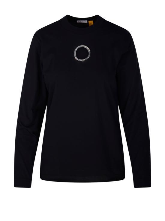 [해외배송] 24FW MONCLER GENIUS WILLOW SMITH 반팔 티셔츠 8D00001 89AHD 999 BLACK