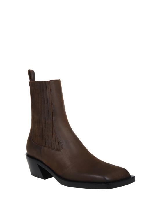 [해외배송] 24FW 아미나 무아디 부츠 CHIARA CHELSEA BOOT 40 CALF WAXED BROWN