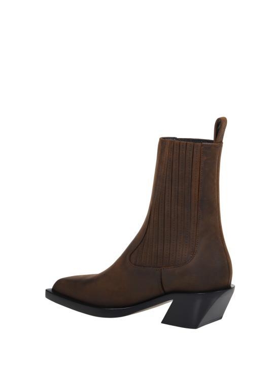 [해외배송] 24FW 아미나 무아디 부츠 CHIARA CHELSEA BOOT 40 CALF WAXED BROWN