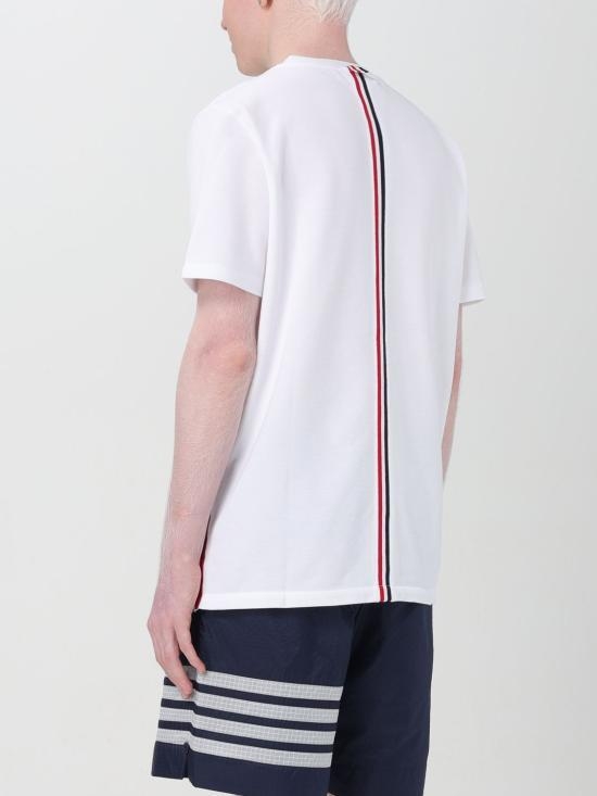 [해외배송] 24SS 톰브라운 반팔 티셔츠 MJS056A00050 100 White