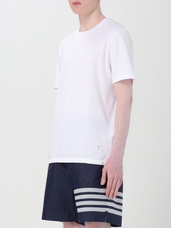 [해외배송] 24SS 톰브라운 반팔 티셔츠 MJS056A00050 100 White