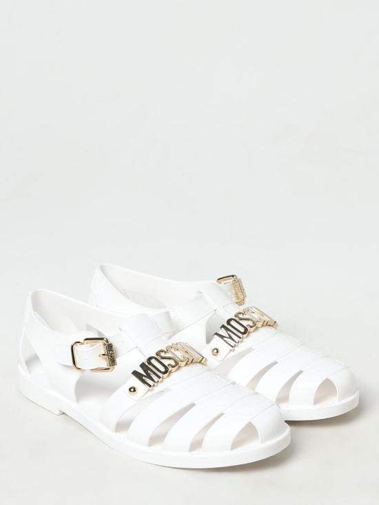 [해외배송] 24SS 모스키노 샌들 MA16501G1HM20 100 White