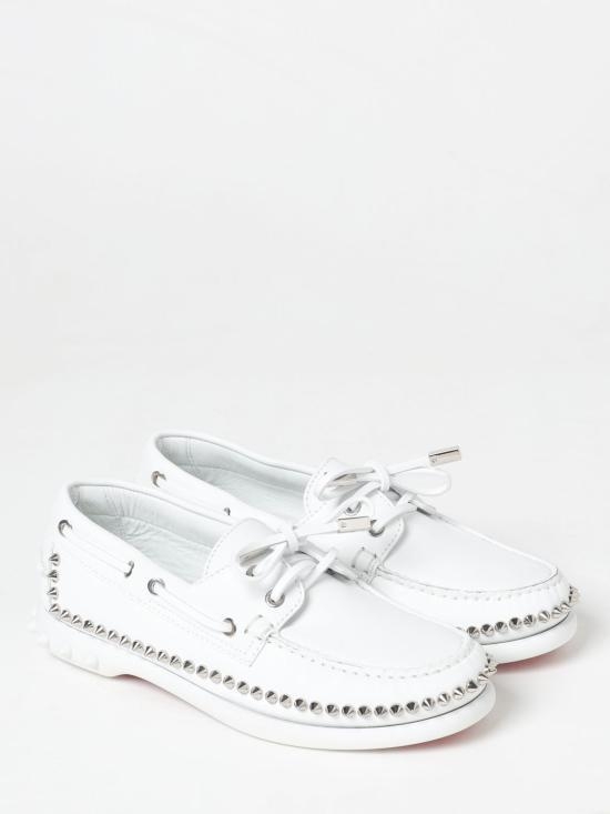 [해외배송] 24FW 크리스챤 루부탱 로퍼 3240137 CM3S White