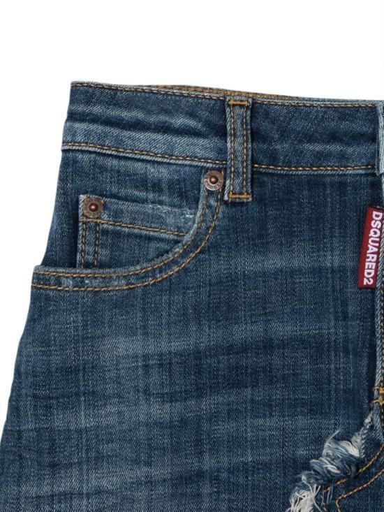 [해외배송] 22FW  키즈  디스퀘어드2 스커트 DQ1204K D0A01DQ01 DENIM