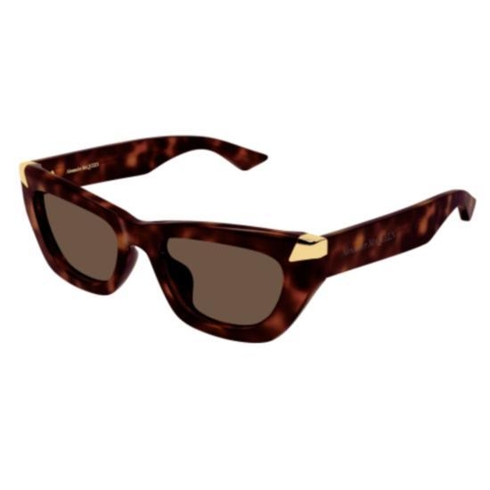 [해외배송] 24FW 알렉산더 맥퀸 선글라스 AM0440SA 003 HAVANA HAVANA BROWN