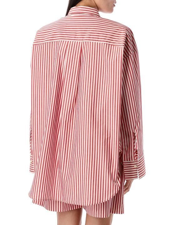 [해외배송] 25SS 바이말렌비거 셔츠 103165 QG6 RED WHITE STRIPES