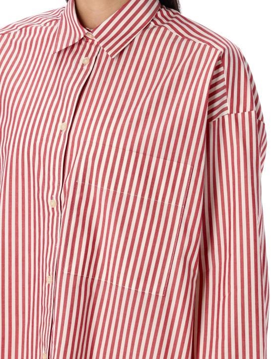 [해외배송] 25SS 바이말렌비거 셔츠 103165 QG6 RED WHITE STRIPES