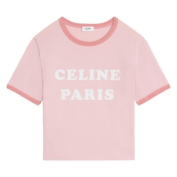 25SS 셀린느 라이트 로즈 CELINE PARIS 70’S 티 2X04O671Q 25AE