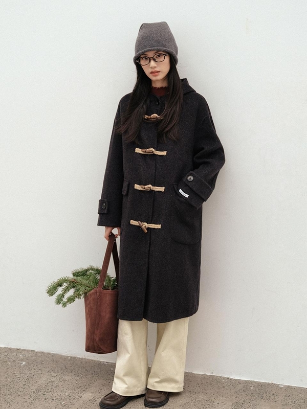 LS_Hooded duffle coat_2color