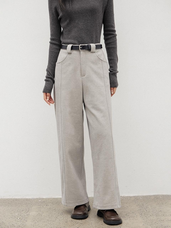 LS_Casual straight long pants