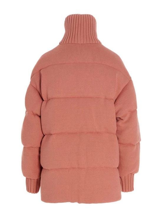 [해외배송] 22FW 옌키옌키 패딩 KNITTEDMICHLINROPECOTTONROPEPEACH Pink