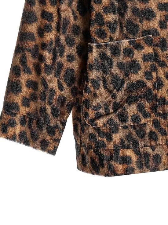 [해외배송] 24FW 더블릿 수트 자켓 24SS13BL188LEOPARD Multicolour