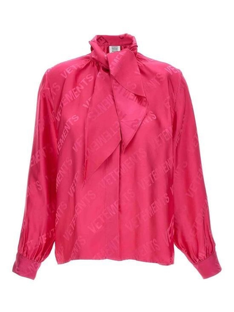 [해외배송] 23FW 베트멍 블라우스 WE54SH100HHOTPINK Multicolour