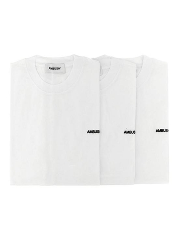 [해외배송] 23FW 엠부시 반팔 티셔츠 BMAA035F23JER00101000100 White