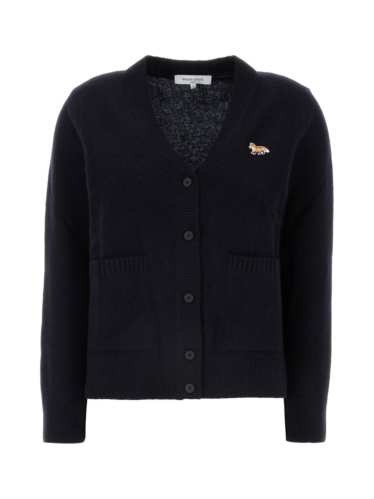 메종키츠네 FW24 MAISON KITSUNE KNITWEAR LW00507KT1006 P480 NAVY