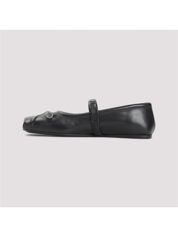 마르니 SS25 Marni Mary Jane Ballerinas MJMS007700.P3628 Black