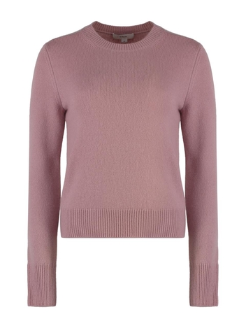 빈스 SS25 Crew-neck cashmere sweater V087179656_556DOS Pink