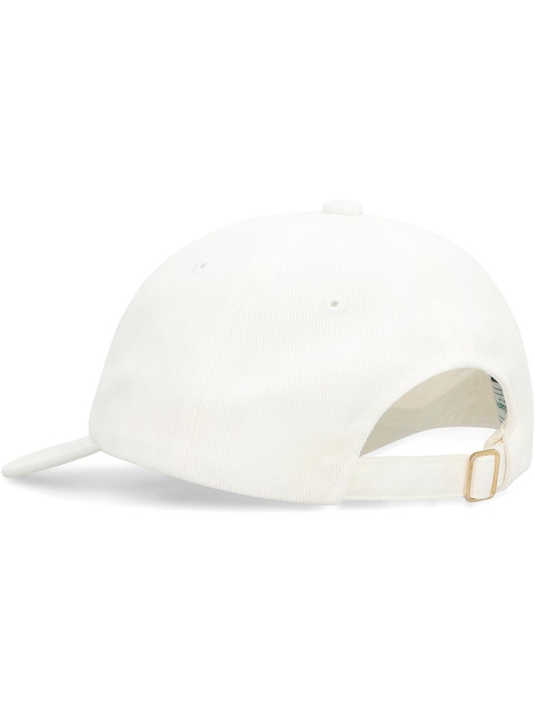 카사블랑카 FW23 Logo baseball cap AF23HAT00205_05 White