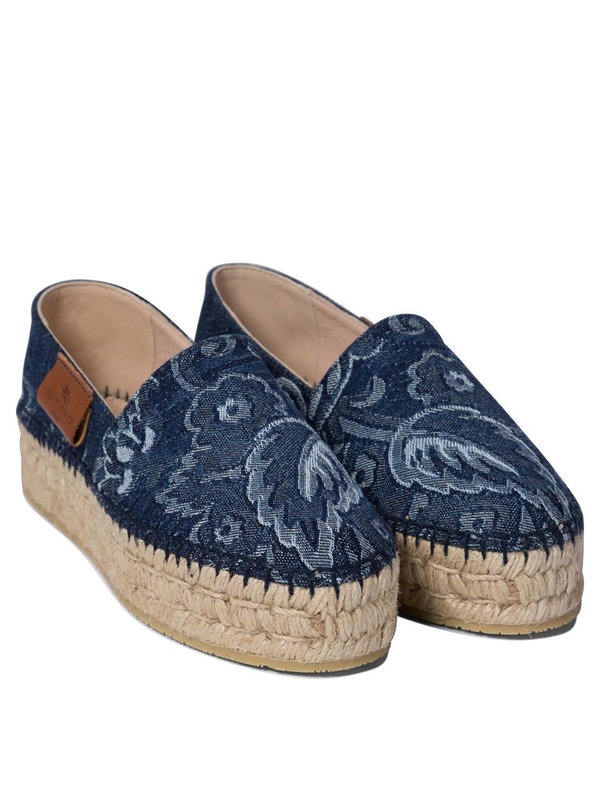 에트로 SS25 Espadrilles WS4G0002AD278S9090 Blue