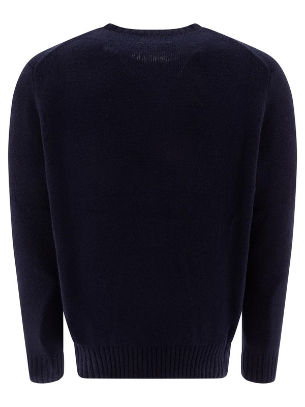 폴로 랄프로렌 FW24 Knitwear 710946138001BEAR NAVY Blue