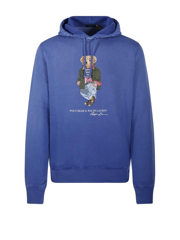 랄프 로렌 SS25 HOODIE SWEATSHIRT 710958192001 Blue