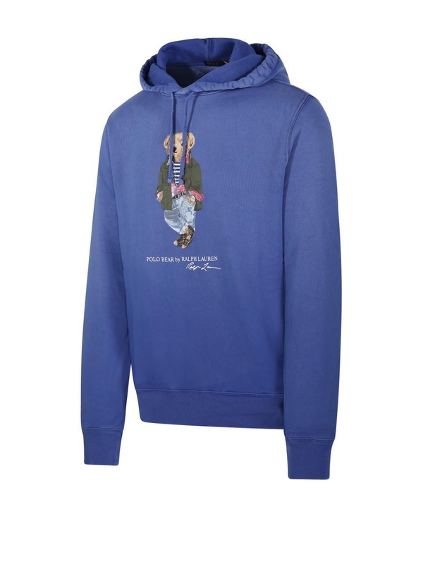 랄프 로렌 SS25 HOODIE SWEATSHIRT 710958192001 Blue