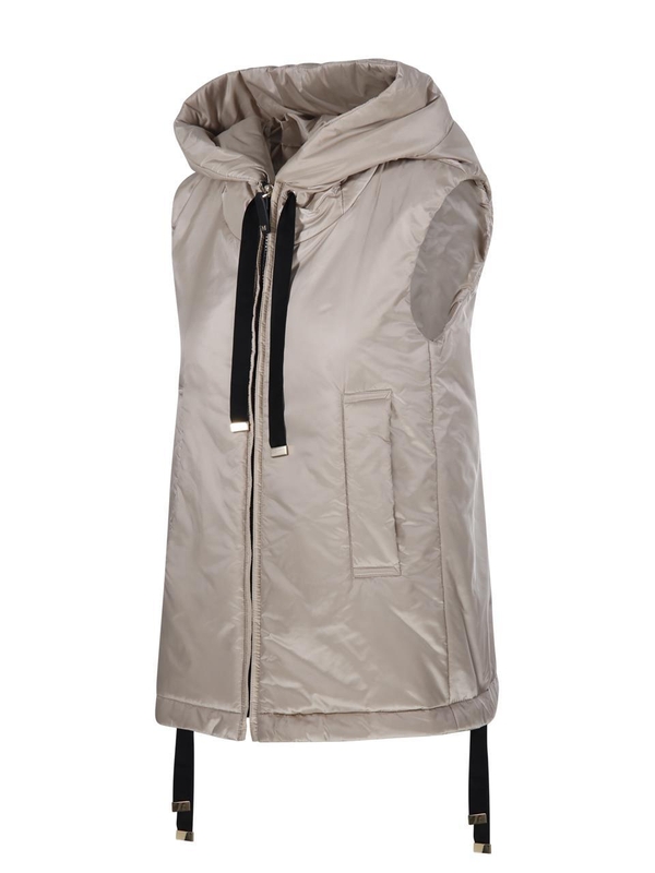 막스마라 더 큐브 SS25 GREENGO QUILTED GILET 2519291034600 Nude & Neutrals