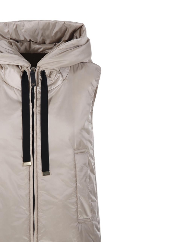 막스마라 더 큐브 SS25 GREENGO QUILTED GILET 2519291034600 Nude & Neutrals