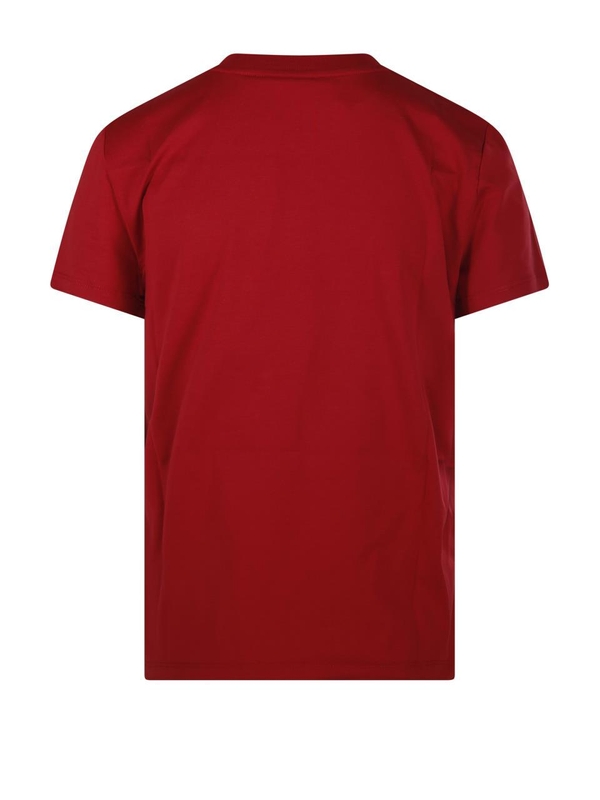 막스마라 SS25 NUNZIO T-SHIRT WITH STRASS 2511941021600 Red