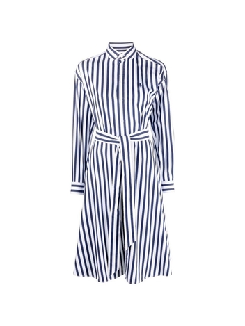 랄프 로렌 SS25 Dress Ralph Lauren 211891428001  NAVWH BLUE/WHITE