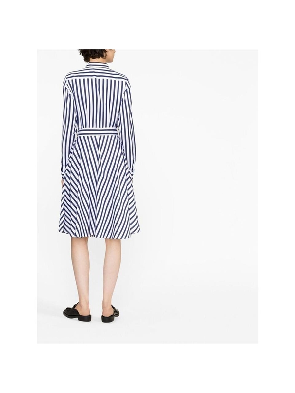 랄프 로렌 SS25 Dress Ralph Lauren 211891428001  NAVWH BLUE/WHITE