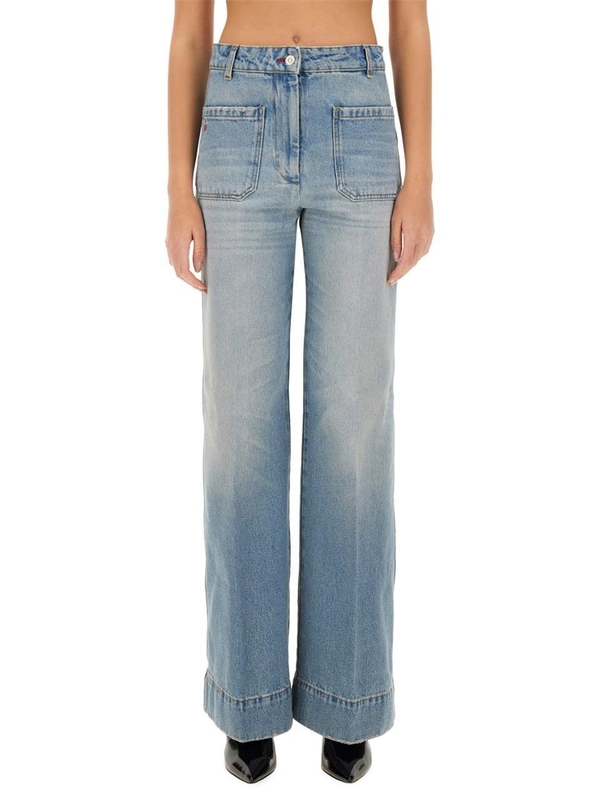 빅토리아베컴 SS25 VICTORIA BECKHAM Jeans 1125DJE005218M_PALEBLUEWASH DENIM