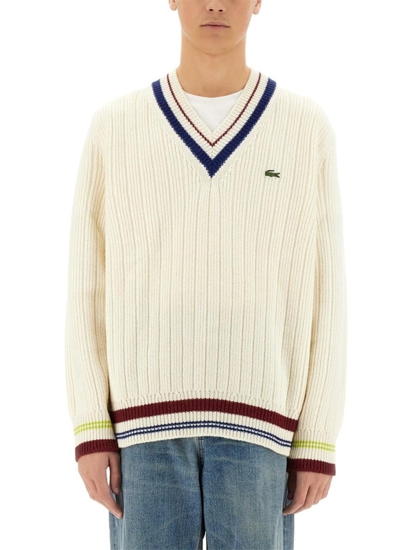 라코스테 FW24 LACOSTE Sweater AH3133_R1T WHITE