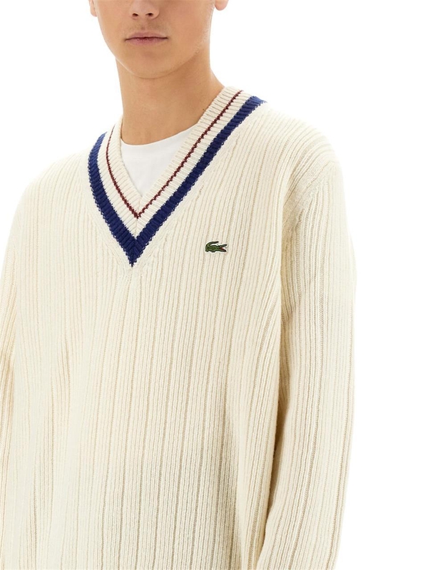 라코스테 FW24 LACOSTE Sweater AH3133_R1T WHITE