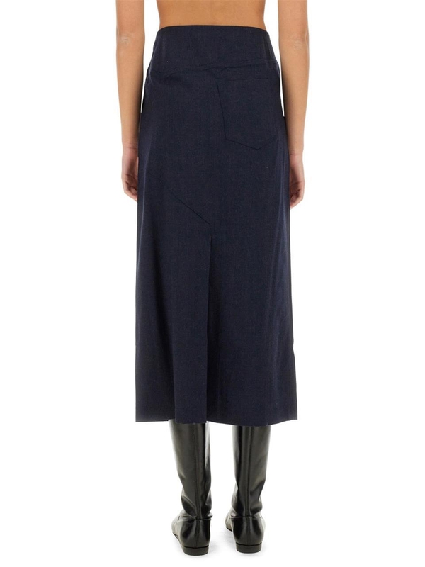 팔로마 울 FW24 PALOMA WOOL Womens Skirt TV4001_134 BLUE