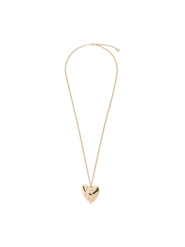 아미나무아디 SS25 Amina Muaddi Heartbreaker Necklace 12J357645HEA Metallic