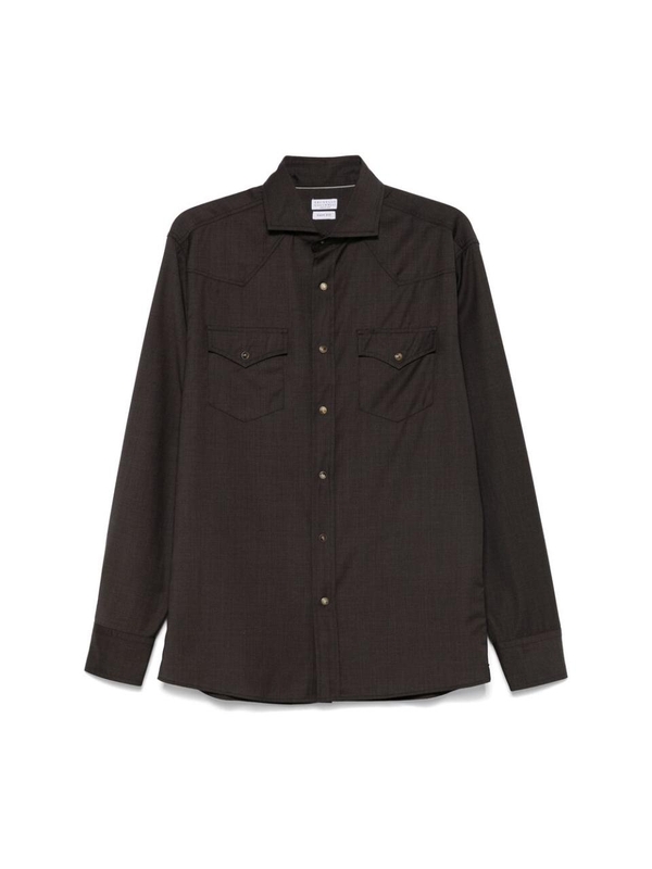 브루넬로쿠치넬리 SS25 Shirt Brunello Cucinelli MM6704008  C051 One Color