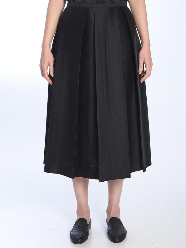 토템 SS25 Black Skirt 251WRB0273_FB0324_001 BLACK