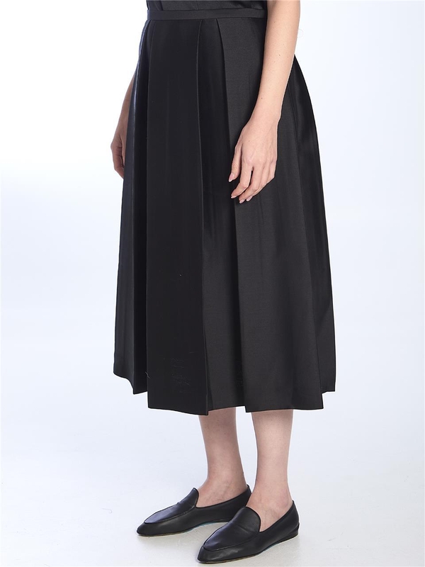 토템 SS25 Black Skirt 251WRB0273_FB0324_001 BLACK