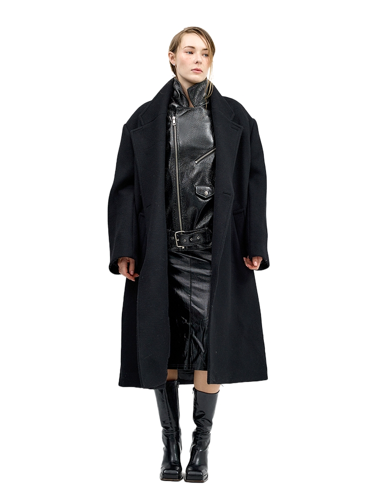 Oversized long coat