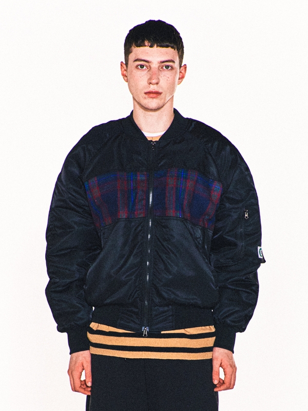 MAGE MA-1 BOMBER JACKET (BLACK)