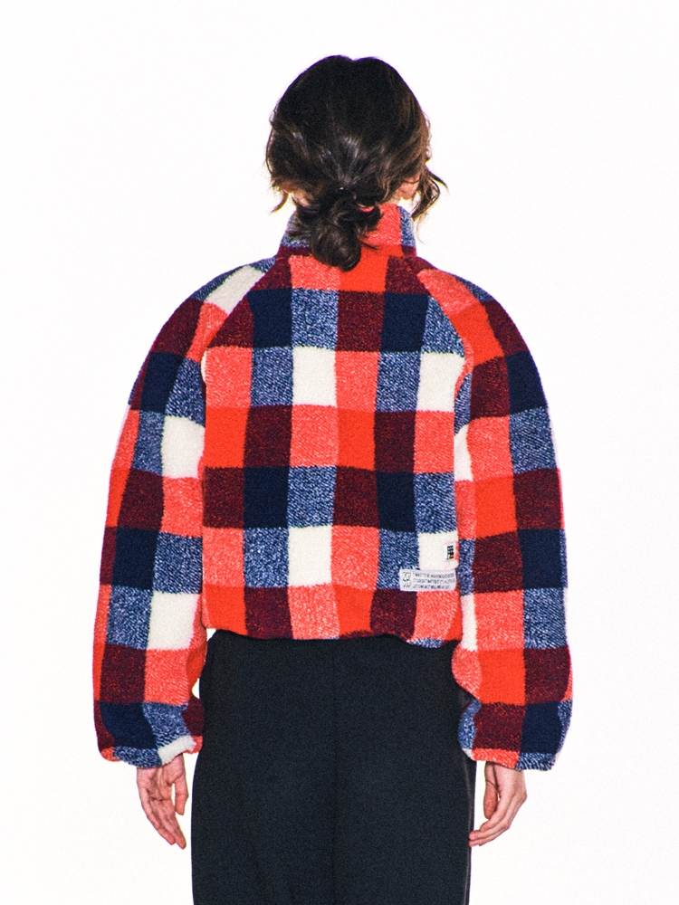 WEIRD FLEECE CROP JACKET