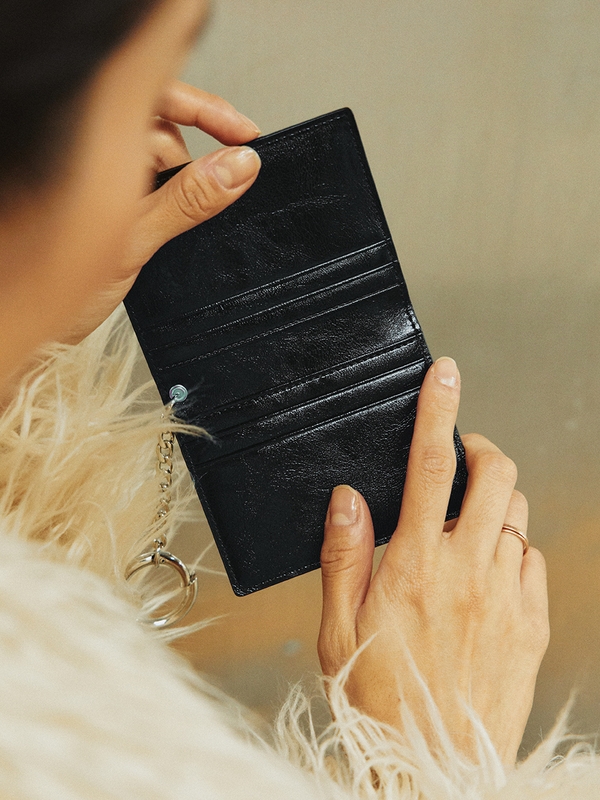 CP FOLDABLE CARD WALLET(BLACK PEPPER)