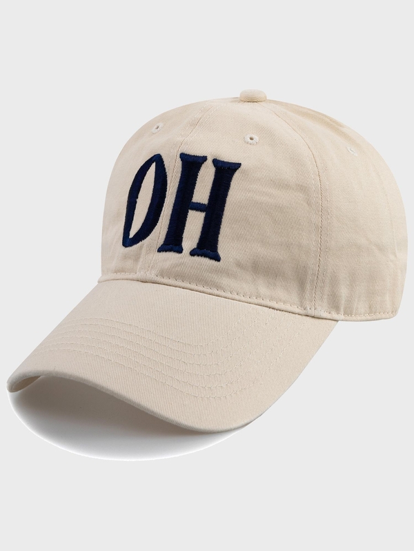 Ohio O.H BALL CAP-LIGHT BEIGE