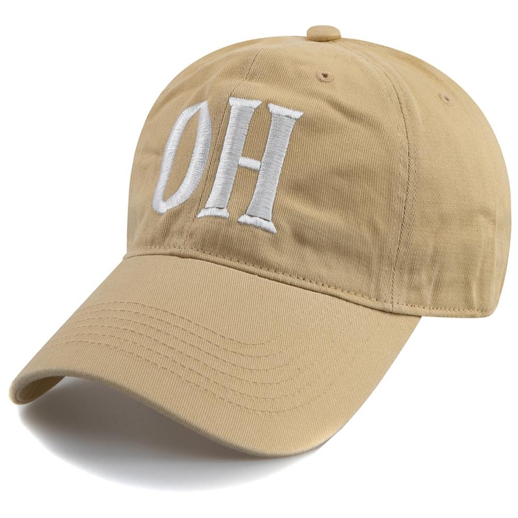 Ohio O.H BALL CAP-BEIGE