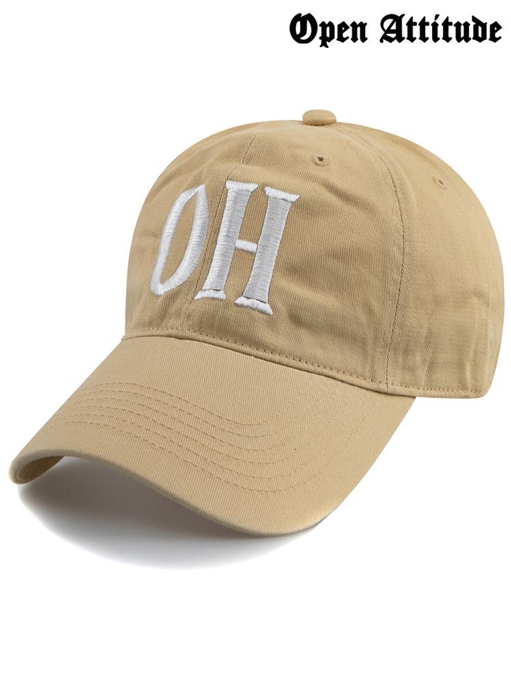 Ohio O.H BALL CAP-BEIGE