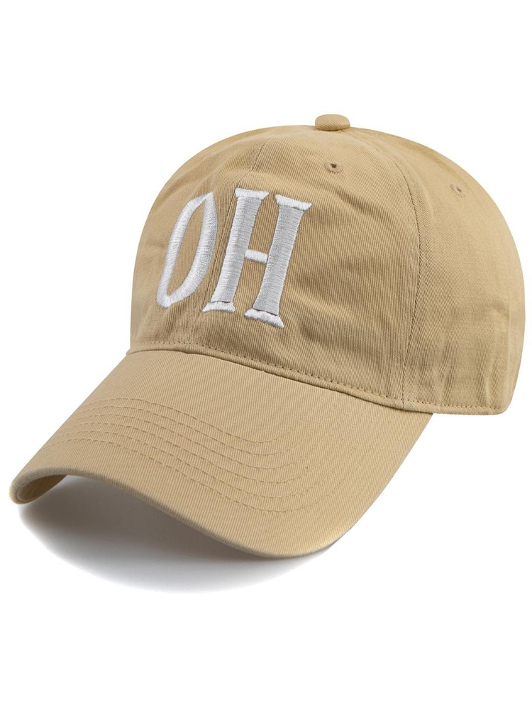 Ohio O.H BALL CAP-BEIGE