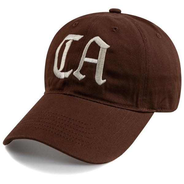 California C.A BALL CAP-BROWN