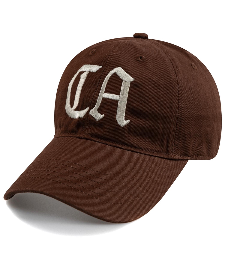 California C.A BALL CAP-BROWN